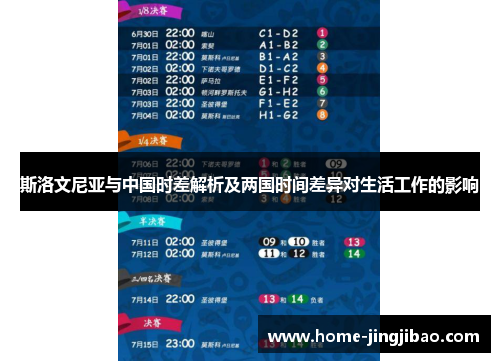 斯洛文尼亚与中国时差解析及两国时间差异对生活工作的影响